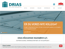 Tablet Screenshot of drias.dk